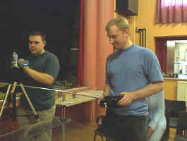 Controlling his Robot