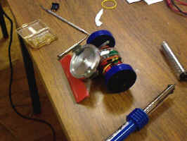 Ant weight with a rather nasty spinning disc.