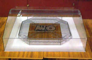 The Ant Weight Arena - made of bullet proof polycarbonate to keep the audience safe from flying debris.