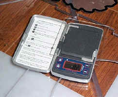 The Weighing Scales used to make sure that no robot is overweight otherwise it would not be allowed to compete. The maximum an ant weight can weigh is 150 grams (compare that to a heavy weight which can weigh as much as 100 kilograms!).