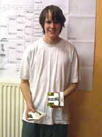 The AWS 14 winner with his robots